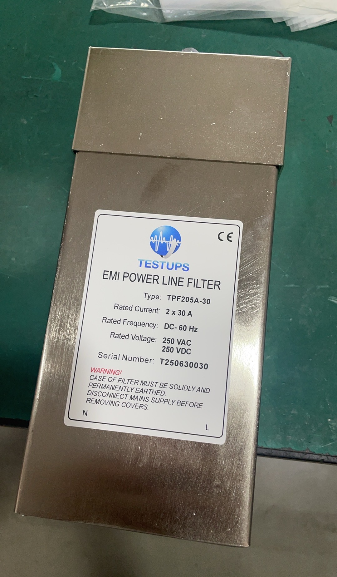 TPF205A-30 power line EMI filter — angle 4