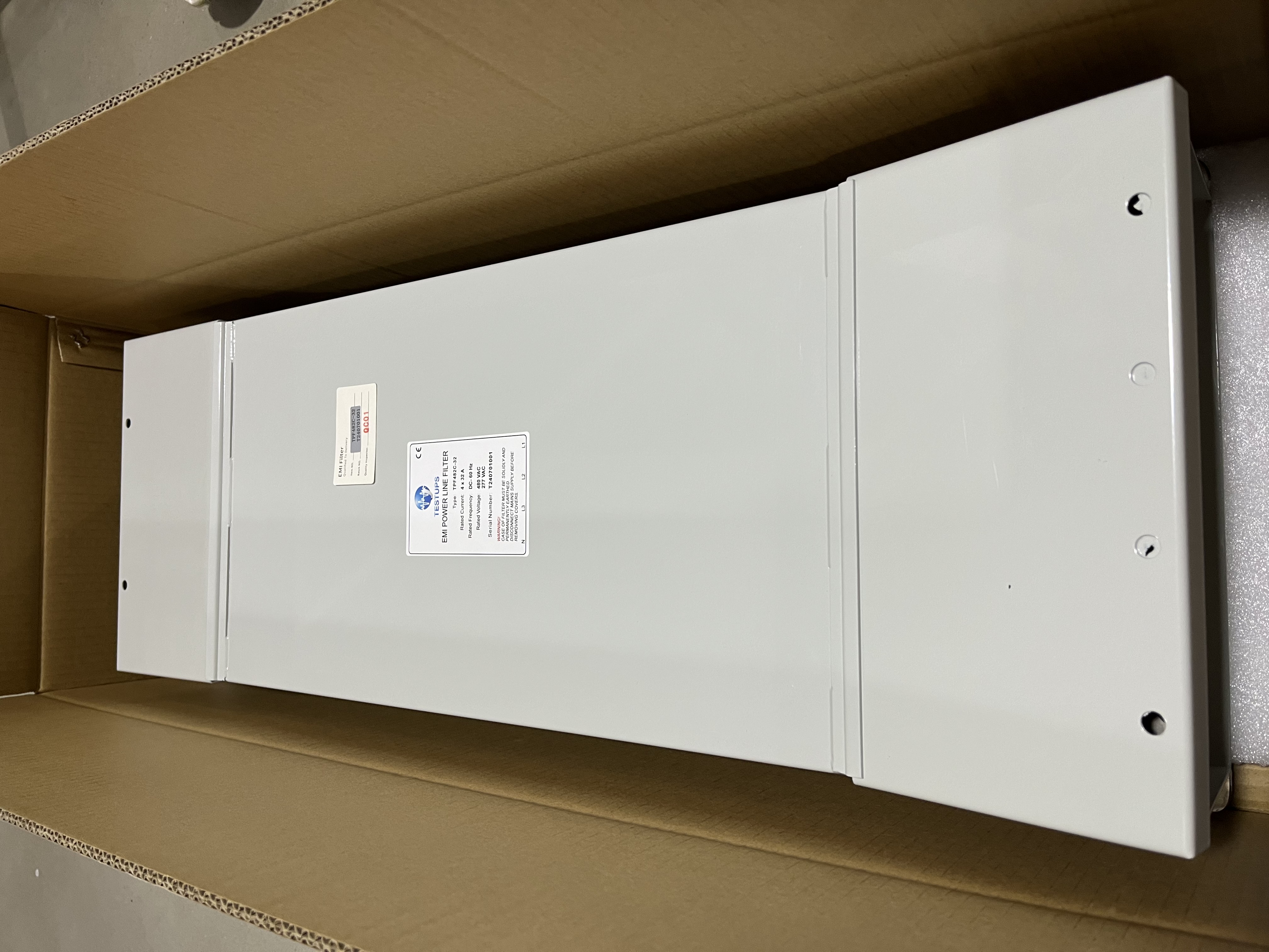 TPF482C-32 power line EMI filter delivered to Anduril